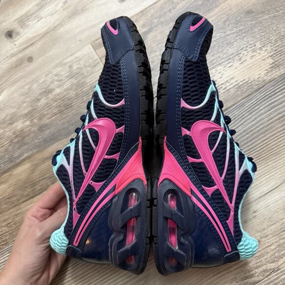 Nike Air Max Torch 4 Women’s Size 9 Midnight Navy Pink Blast Teal Running Shoes - Picture 4 of 10